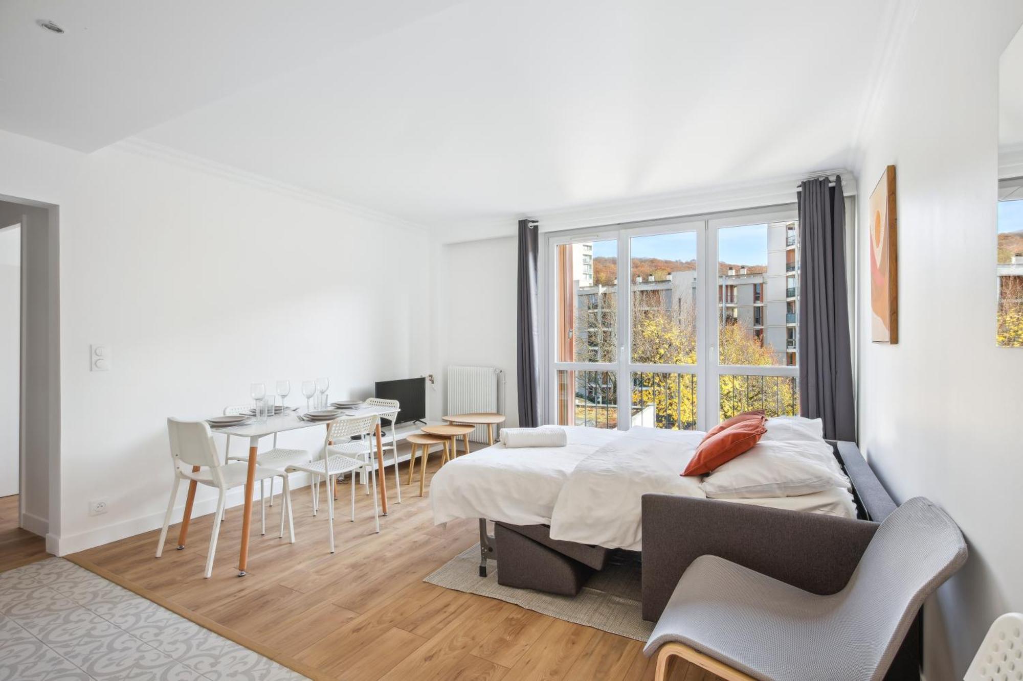 Chic Apart With Parking Apartment Chaville Bagian luar foto